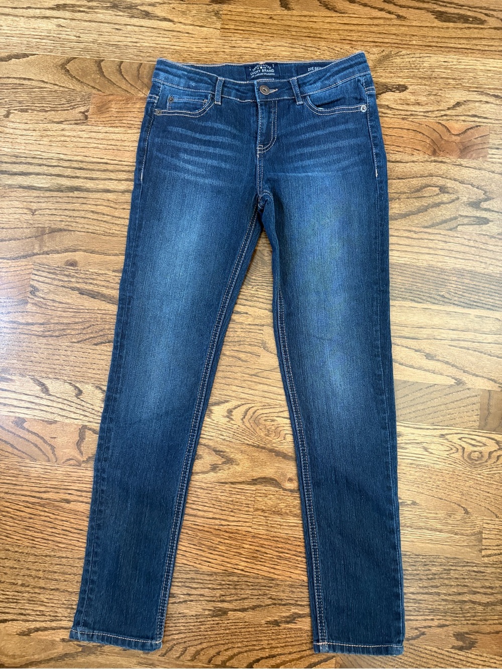 Classic Dark Blue Girl’s Slim Jeans